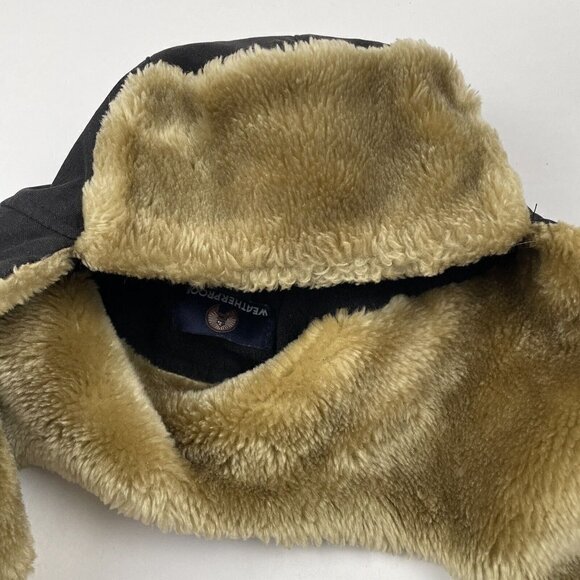 Weatherproof Trapper Hat Men's L Nylon Blend Shell Soft Fleece Lining Outdoors - Picture 6 of 8